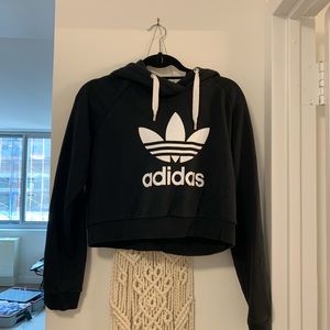 Cropped Adidas hoodie